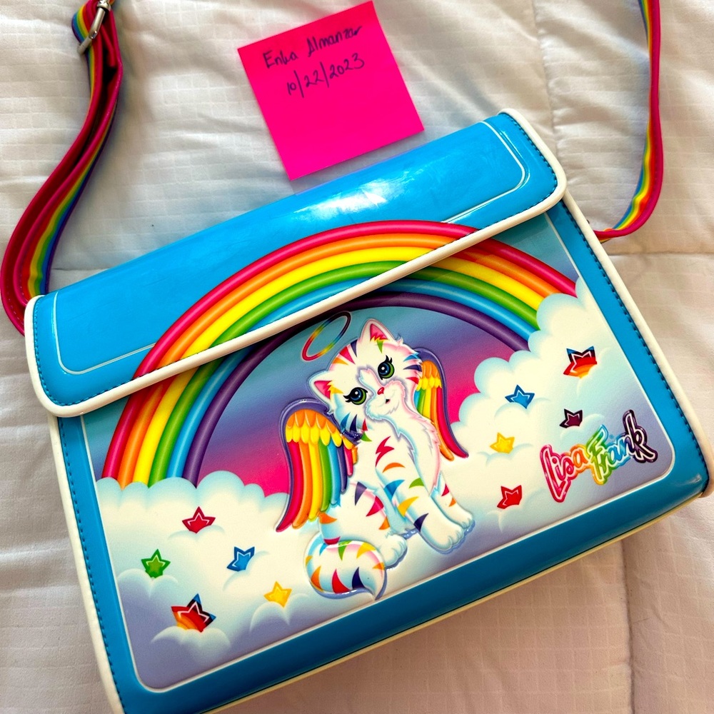 Lisa Frank Loungefly Angel Kitten Crossbody